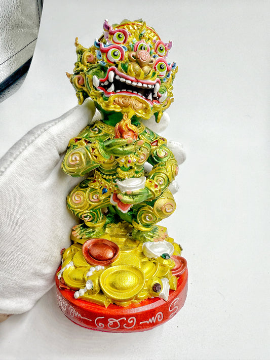 古巴康範（古巴Kamfan／Come芬 ）五眼四耳供奉型（紅／綠兩色）
